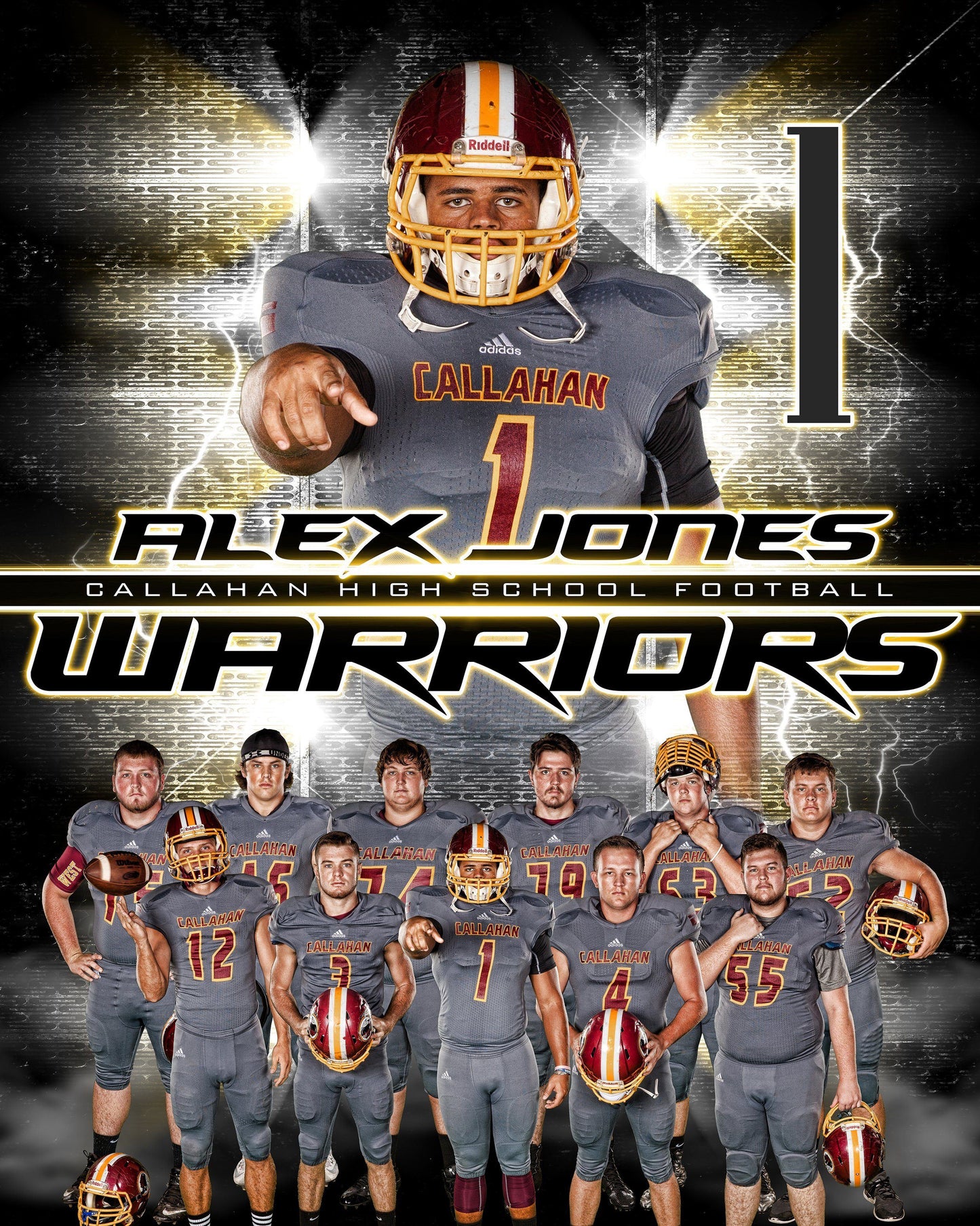 05 Game Day Memory Mates - V5 - FULL COLLECTION-Photoshop Template - Photo Solutions