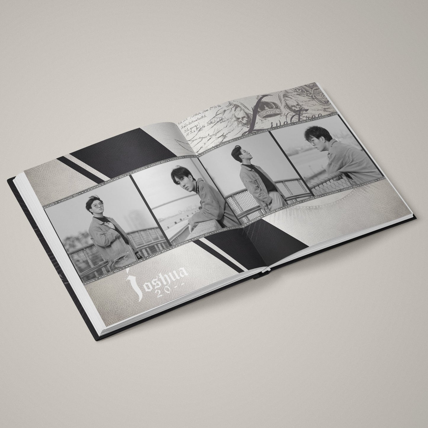 Rockstar - VIP - 12x24 - Album Spreads-Photoshop Template - Graphic Authority