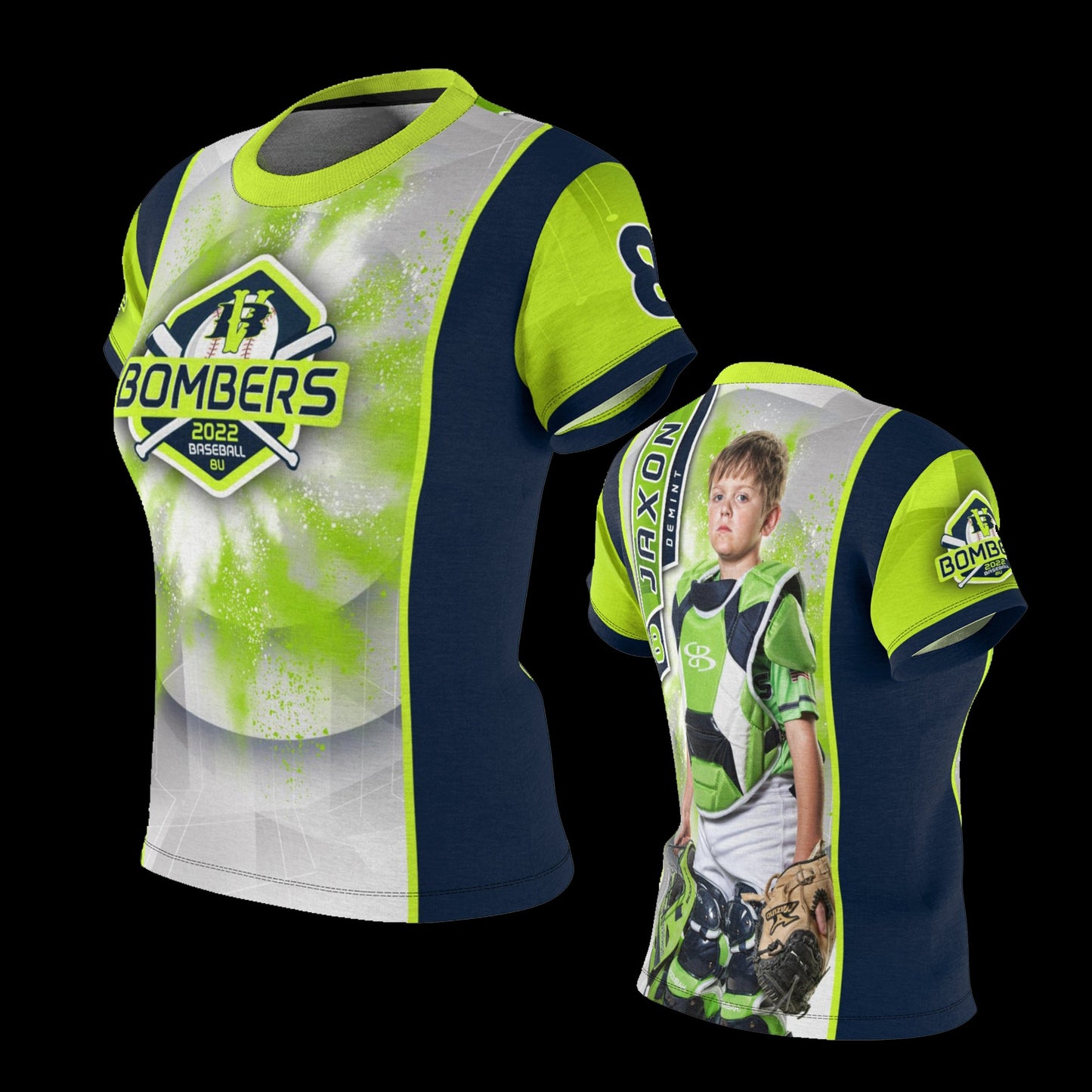 Tech Blast - Cinema Series - Women's Cut & Sew Shirt Template-Photoshop Template - PSMGraphix