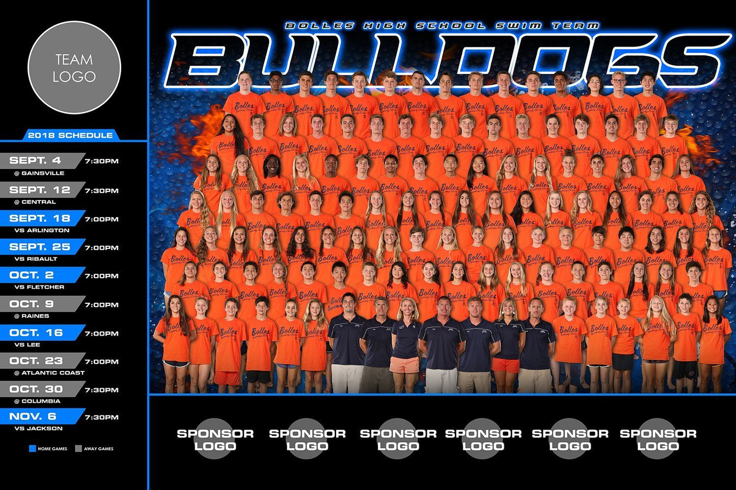 03 - Game Day Season Schedule Collection - Volume 3-Photoshop Template - Photo Solutions