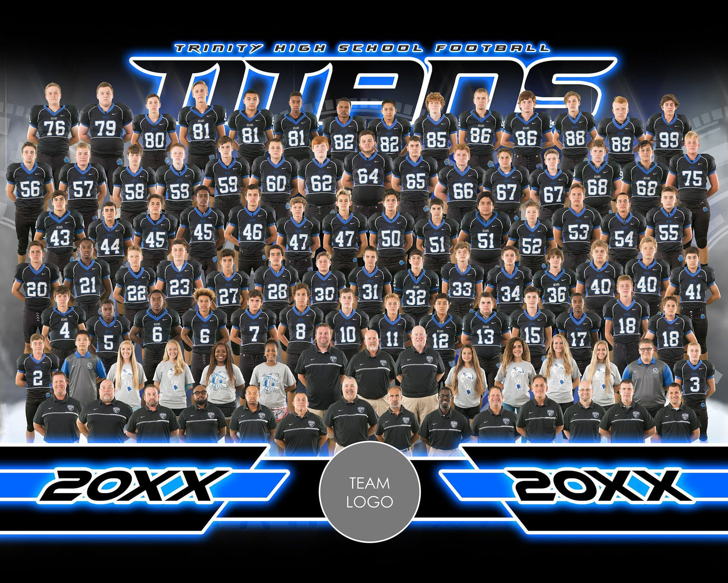 Light Storm v.5-2 - Xtreme Team Photoshop Template-Photoshop Template - Photo Solutions