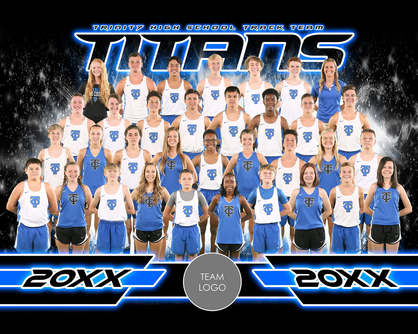 Star Dust v.5-2 - Xtreme Team Photoshop Template-Photoshop Template - Photo Solutions