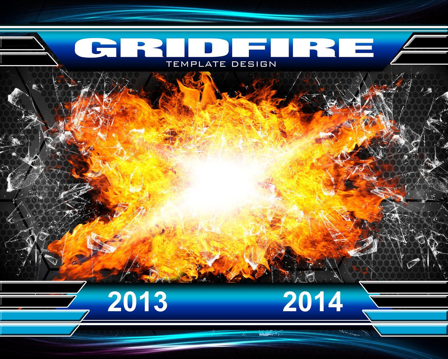 Grid Fire v.3 - Xtreme Team-Photoshop Template - Photo Solutions
