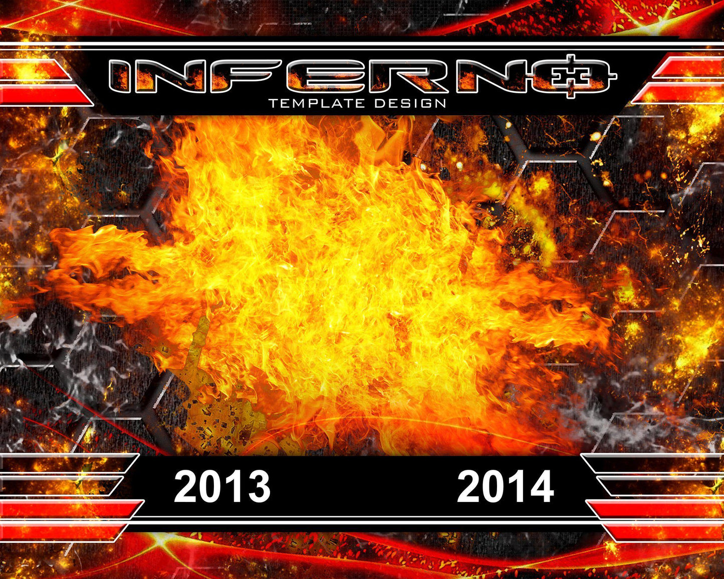 Inferno v.3 - Xtreme Team-Photoshop Template - Photo Solutions