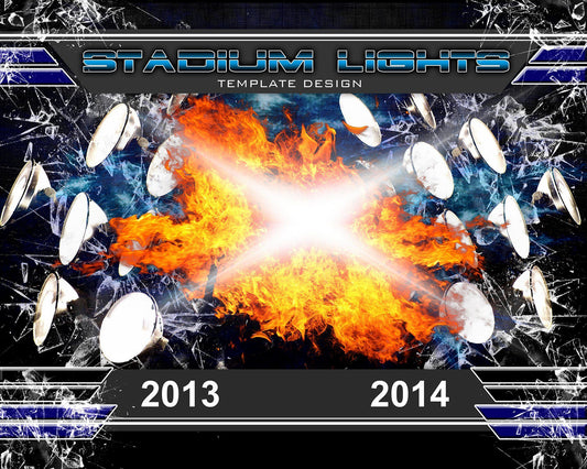 Stadium Lights v.3 - Xtreme Team-Photoshop Template - Photo Solutions