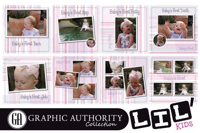 Lil' Kids - Full Collection-Photoshop Template - Graphic Authority