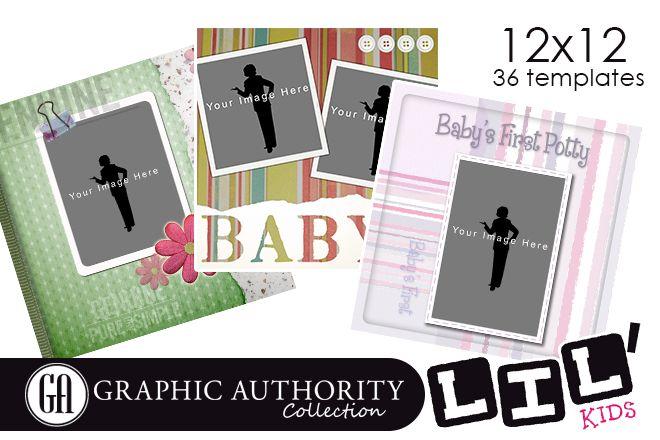 Lil' Kids - Full Collection-Photoshop Template - Graphic Authority