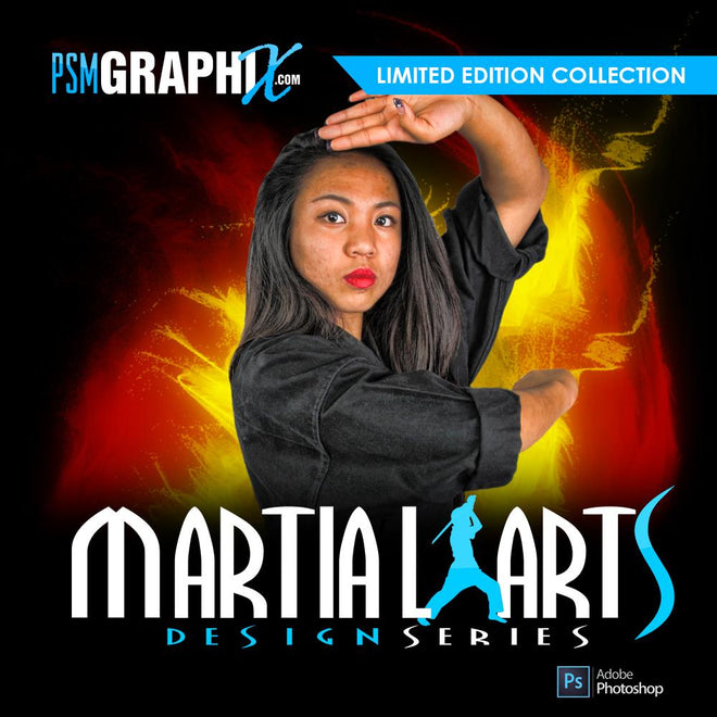Martial Arts Series Custom Photoshop Templates