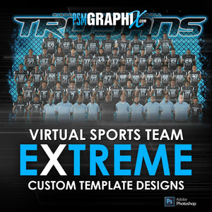 Xtreme Team Custom Photoshop Templates