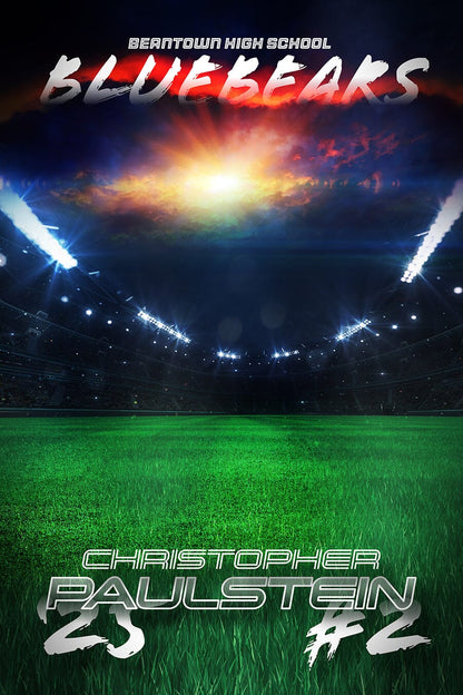 CS - 06 2:3 Ratio Player Poster/Banner-Photoshop Template - PSMGraphix