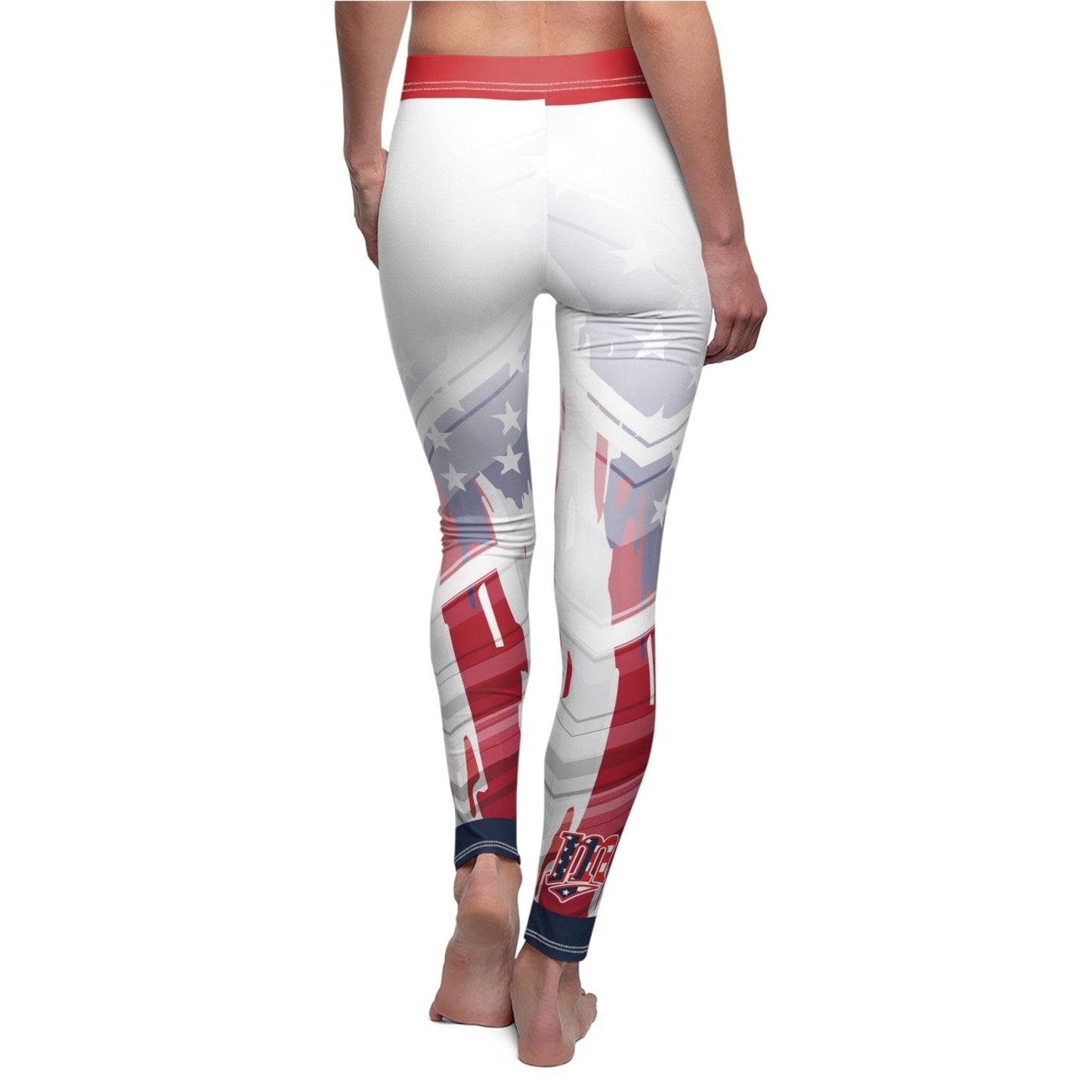 Women's Full Sublimated Sportswear Leggings - USA Slash - Multi-Sport-Photoshop Template - PSMGraphix