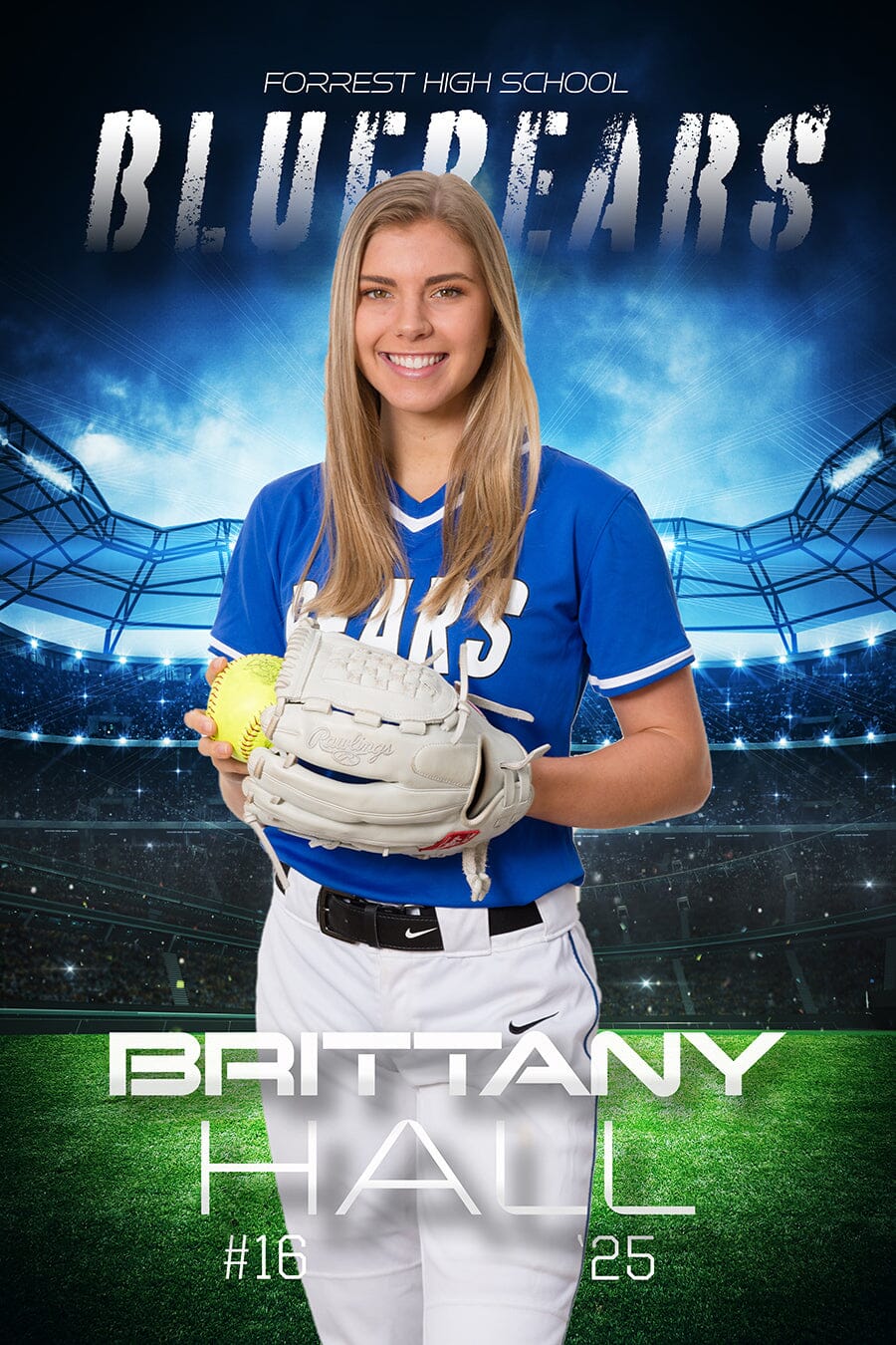 CS - 07 2:3 Ratio Player Poster/Banner-Photoshop Template - PSMGraphix