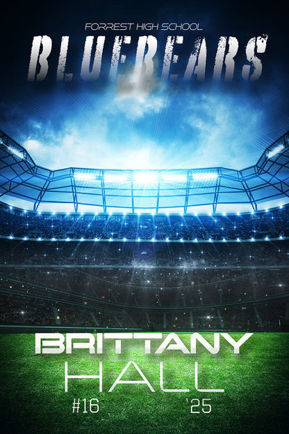 CS - 07 2:3 Ratio Player Poster/Banner-Photoshop Template - PSMGraphix