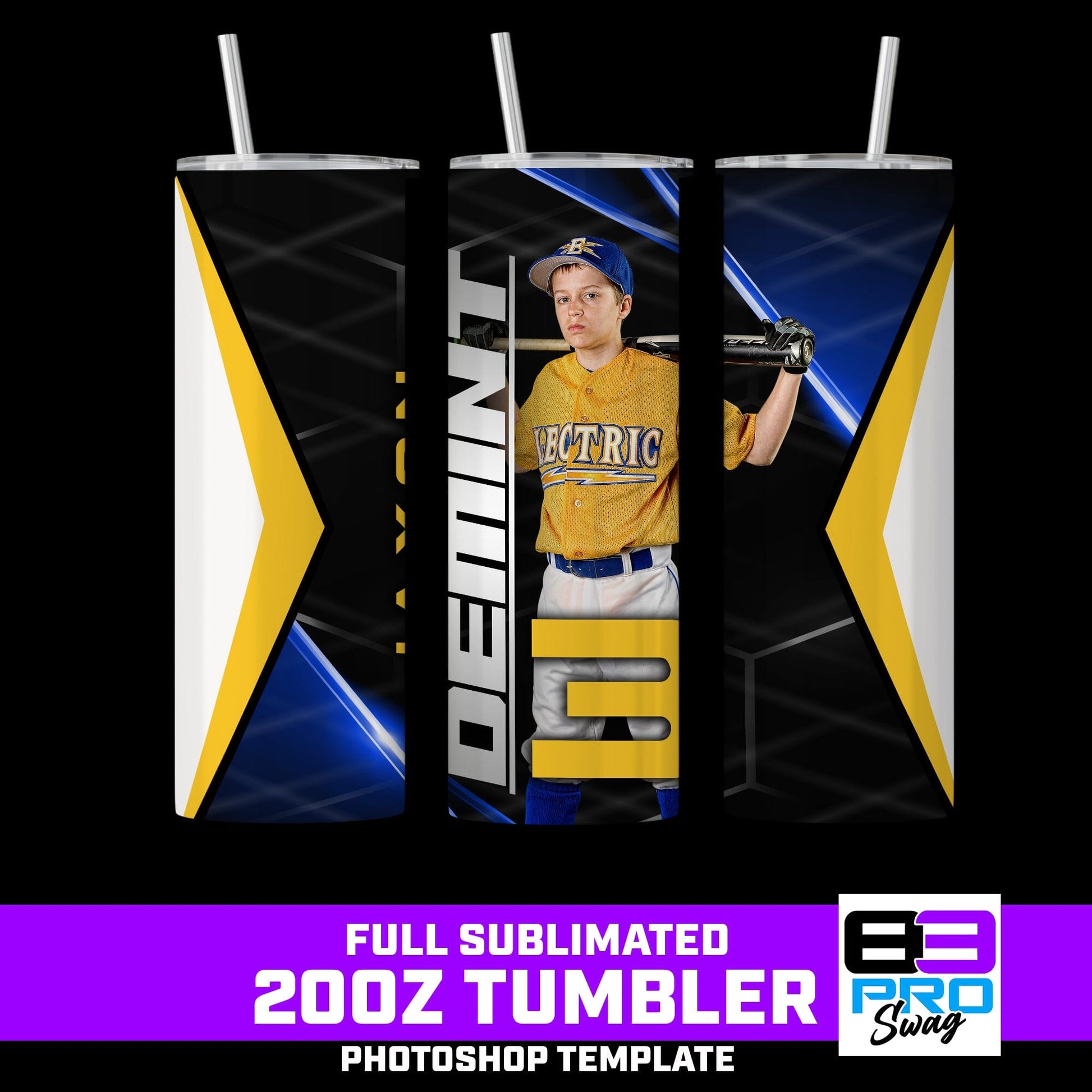 Vector - Skinny Tumbler Templates-Photoshop Template - PSMGraphix