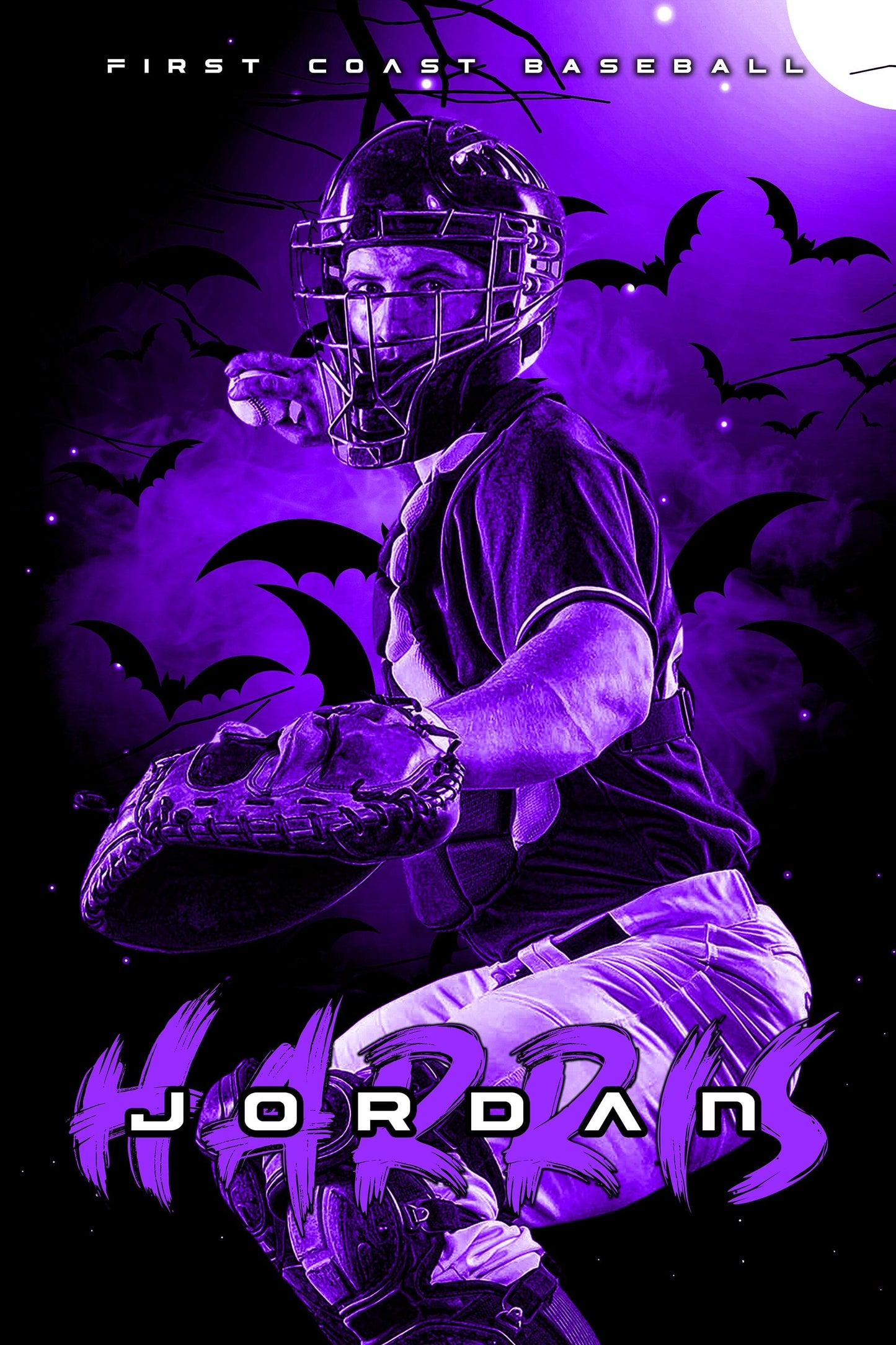 2:3 Ratio INDIVIDUAL POSTER/BANNER Photoshop Template - DARK ENERGY - The Bats