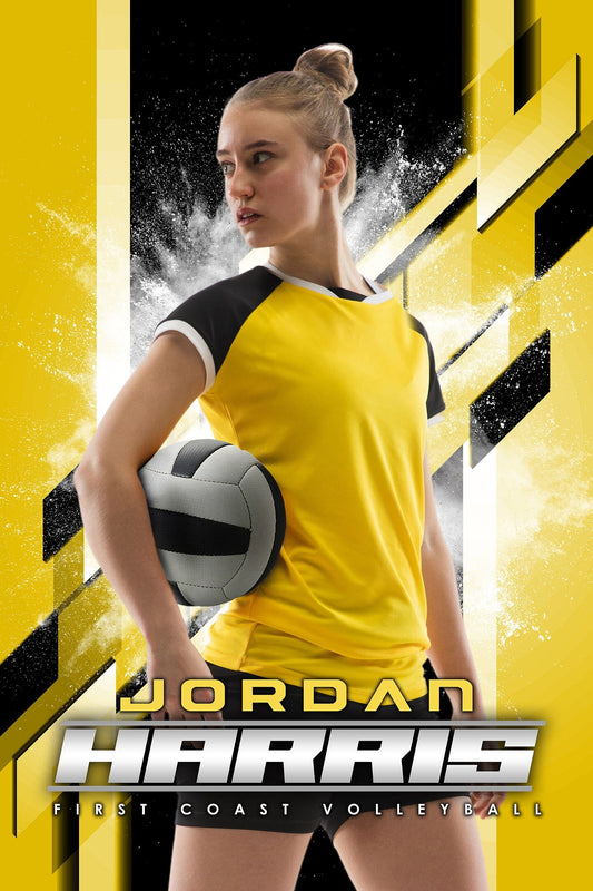 2:3 Ratio INDIVIDUAL POSTER/BANNER Photoshop Template - Multi-Sport - PURE CONCEPT