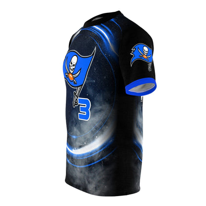 Men's Full Sublimated Sportswear Shirt - FLARE-Photoshop Template - PSMGraphix