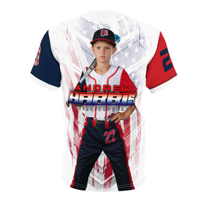 Men's Full Sublimated Sportswear Shirt - USA Slash - Multi-Sport-Photoshop Template - PSMGraphix