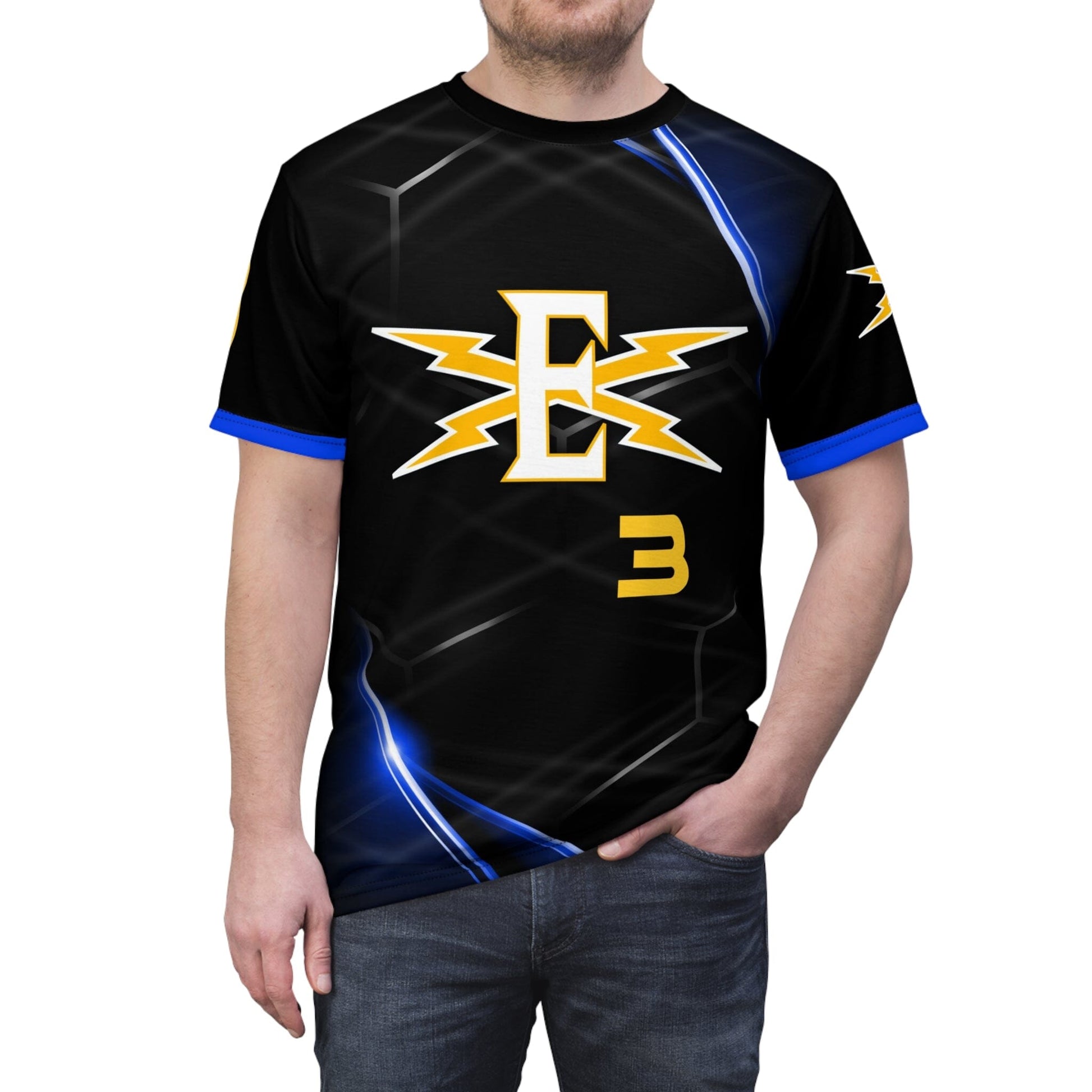 Vector - Men's Full Sublimated Sportswear Shirt-Photoshop Template - PSMGraphix