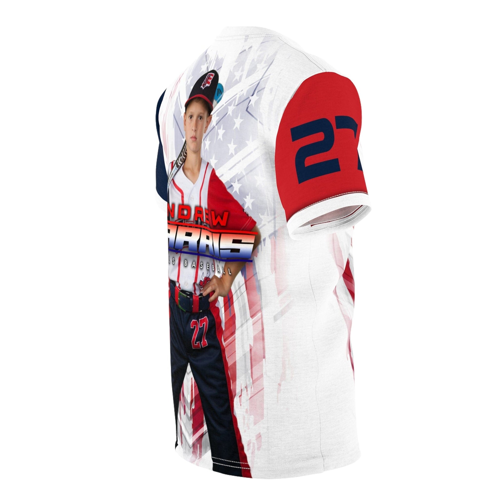 Men's Full Sublimated Sportswear Shirt - USA Slash - Multi-Sport-Photoshop Template - PSMGraphix