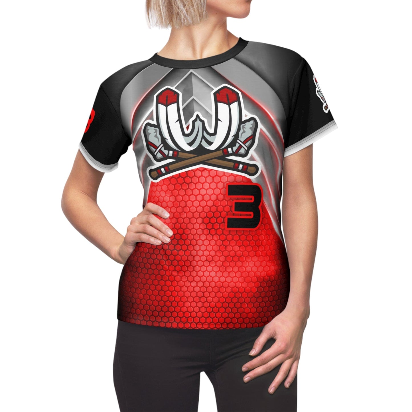 VICTORY - Women's Full Sublimated Sportswear Shirt-Photoshop Template - PSMGraphix