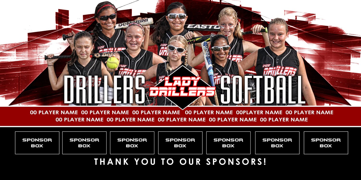 Attack Plan 1:2 Team Banner 4x8 Product Template-Photoshop Template - PSMGraphix