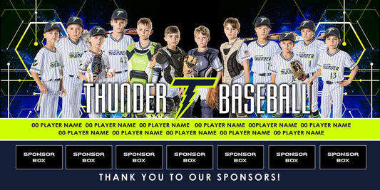 Blueprint 1:2 Team Banner 4x8 Product Template-Photoshop Template - PSMGraphix