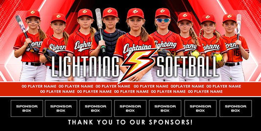 4x8 Team Banner - Flashpoint-Photoshop Template - PSMGraphix