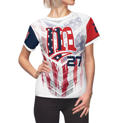 Women's Full Sublimated Sportswear Shirt - USA Slash - Multi-Sport-Photoshop Template - PSMGraphix