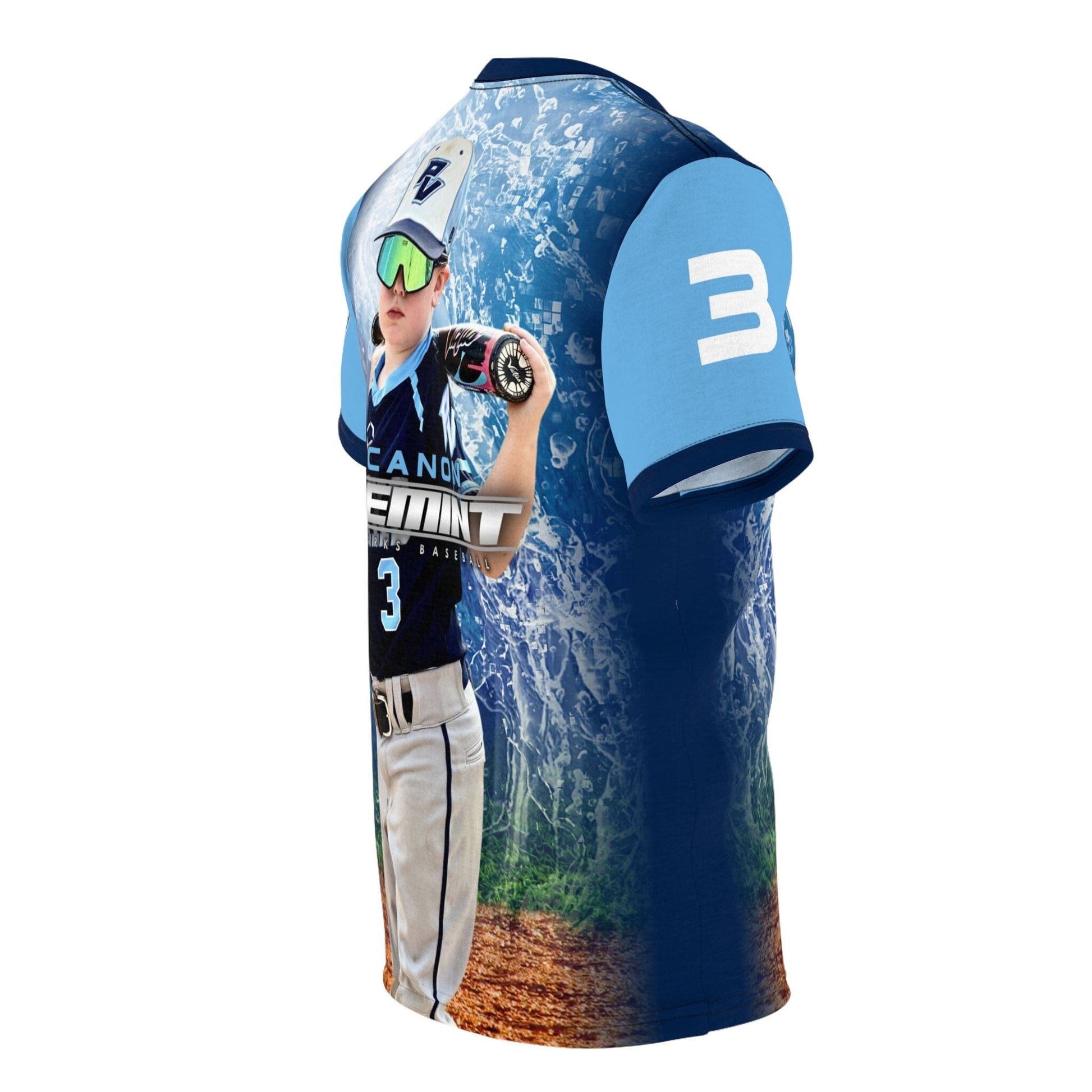 Men's Full Sublimated Sportswear Shirt - Shark Multi-Sport-Photoshop Template - PSMGraphix