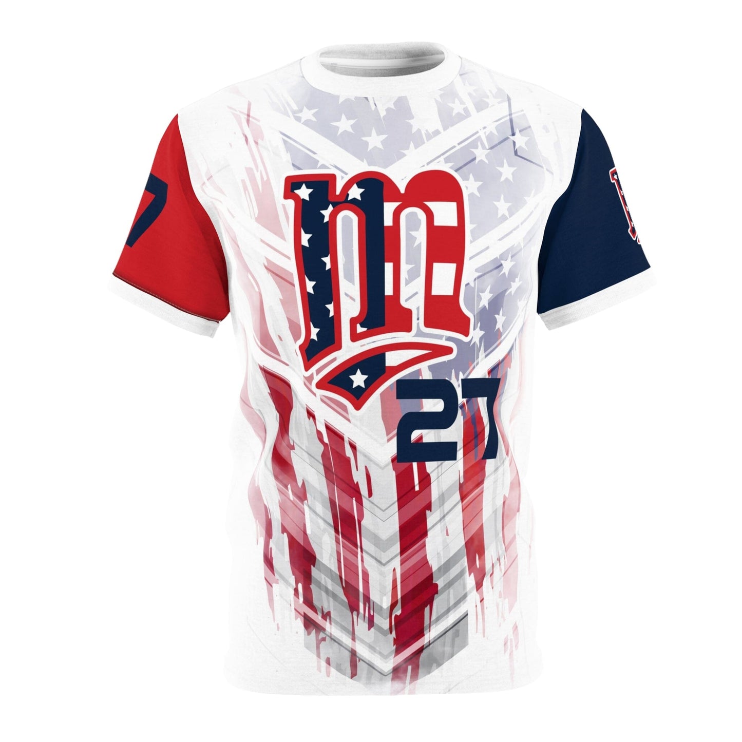 Men's Full Sublimated Sportswear Shirt - USA Slash - Multi-Sport-Photoshop Template - PSMGraphix