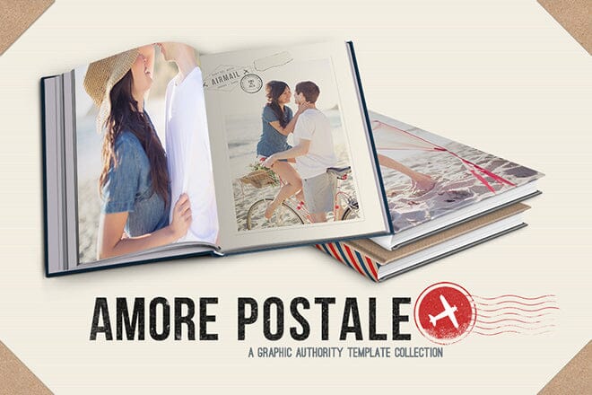 Amore Postale - Bundle-Photoshop Template - Graphic Authority
