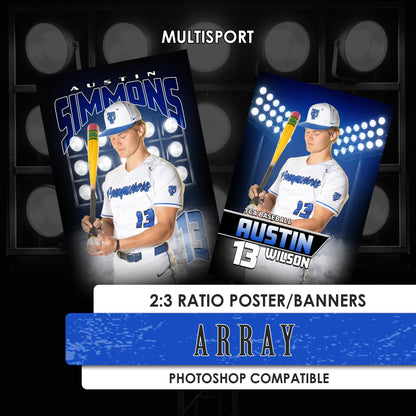 Array Multisport - 2:3 Ratio Player Poster/Banner