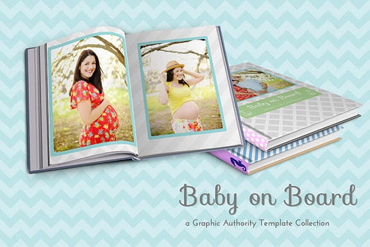 Baby On Board - Bundle-Photoshop Template - Graphic Authority