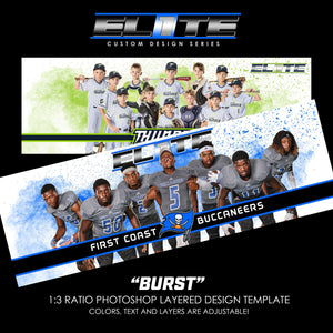 Burst - Elite Series - Panoramic Photoshop Template-Photoshop Template - PSMGraphix