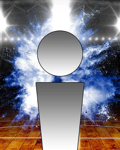 Illumination Basketball GreenScreen Team & Individual Graphics-Photoshop Template - PSMGraphix