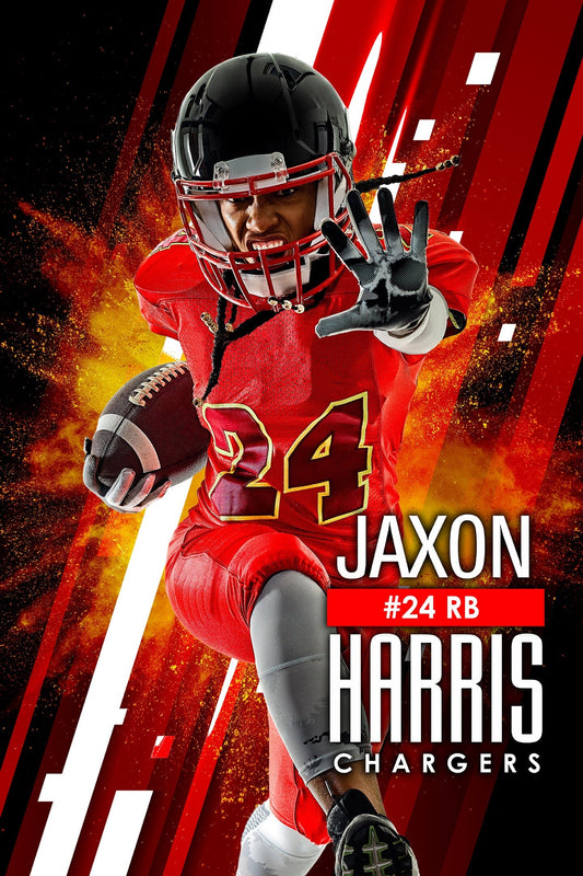 Charge 2:3 Ratio Player Poster/Banner