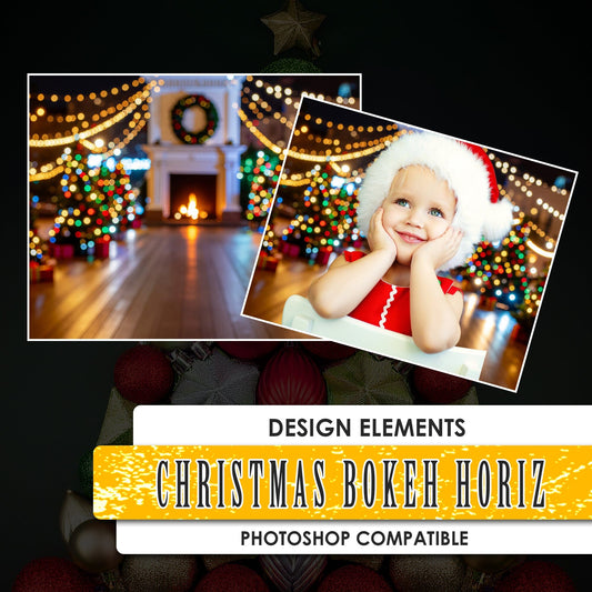 Christsmas Backgrounds  - Christmas Bokeh Horizontal