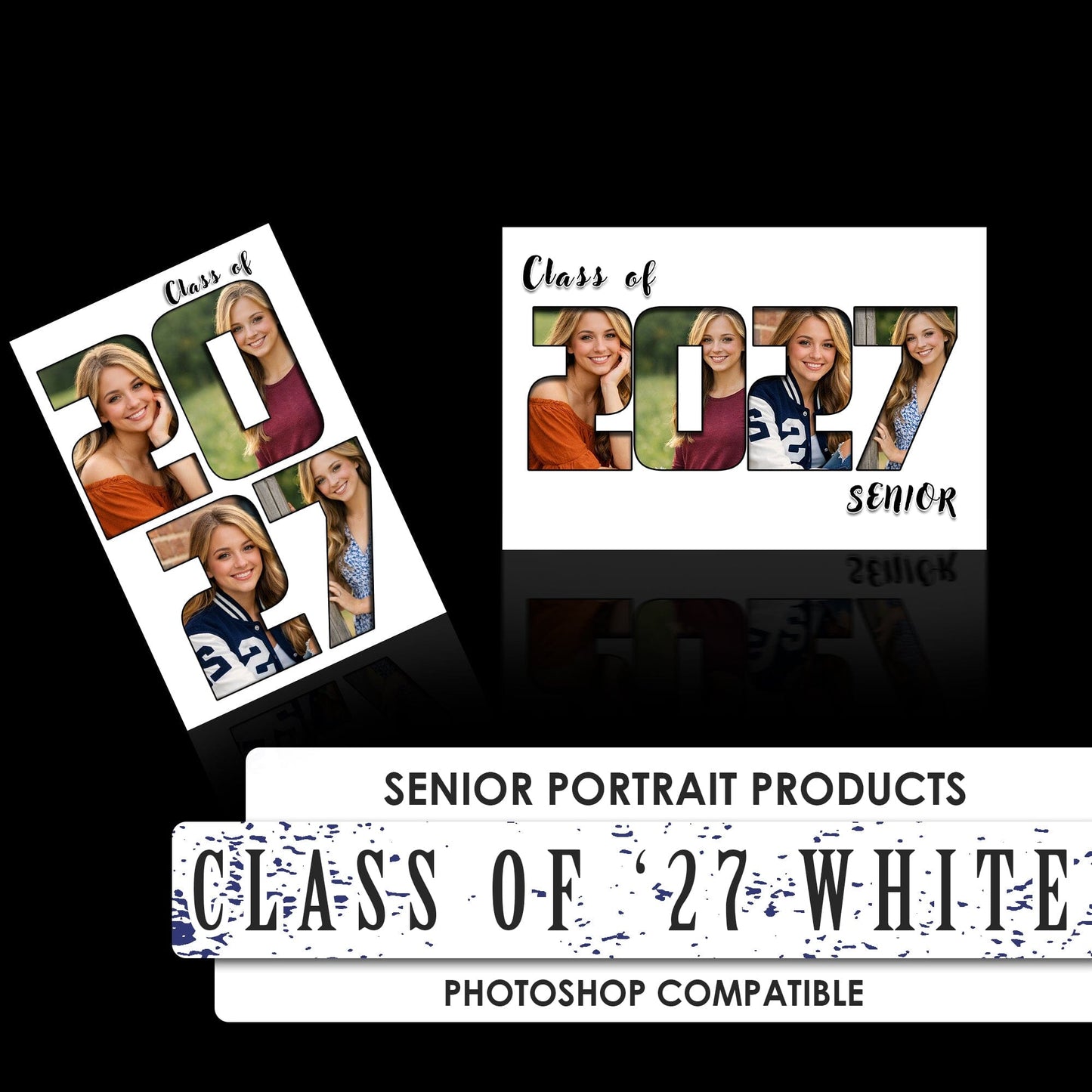 Class of 2027 Studio Mat Template - White