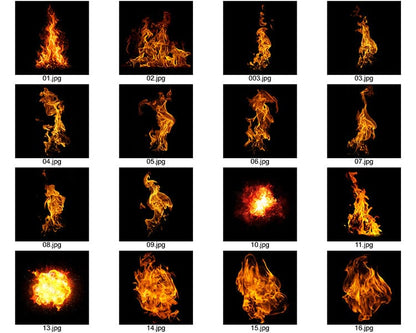 Fire Overlay Package-Photoshop Template - PSMGraphix