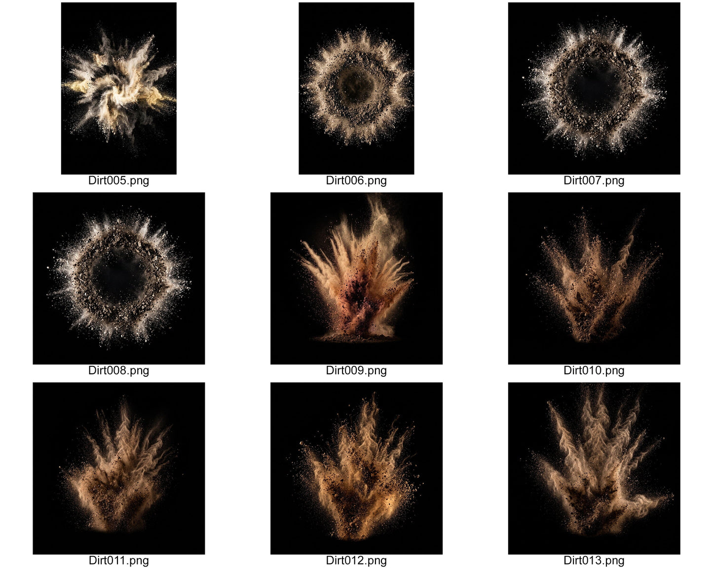 Dirt & Powder Design Elements Package