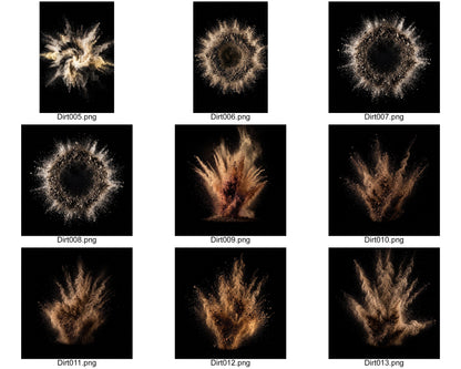 Dirt & Powder Design Elements Package