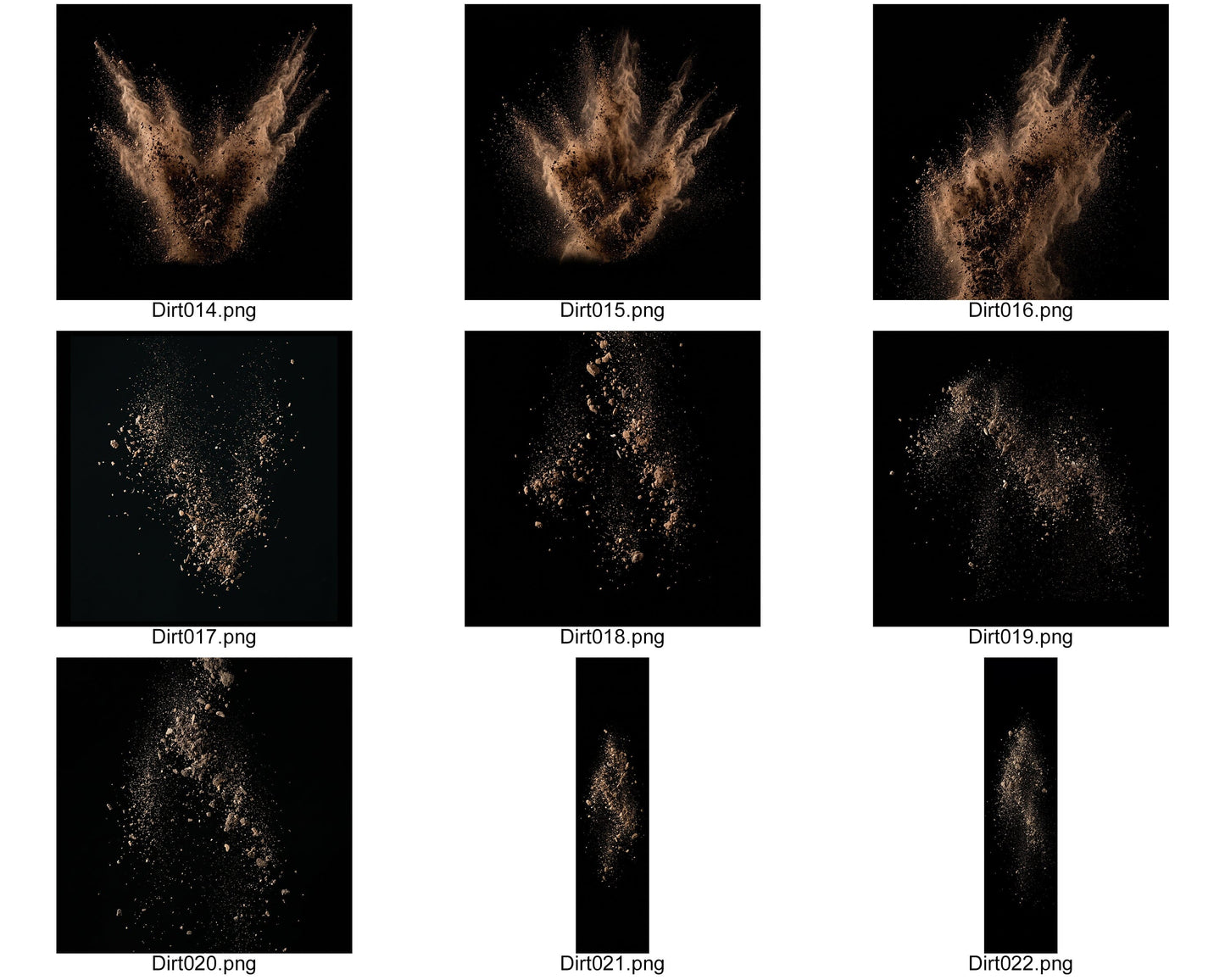 Dirt & Powder Design Elements Package