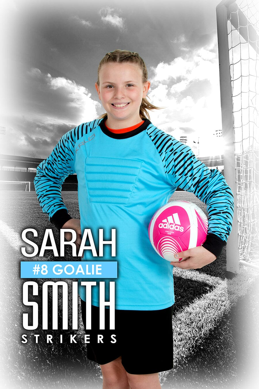 Corner Field Soccer - 2:3 Ratio Player Poster/Banner