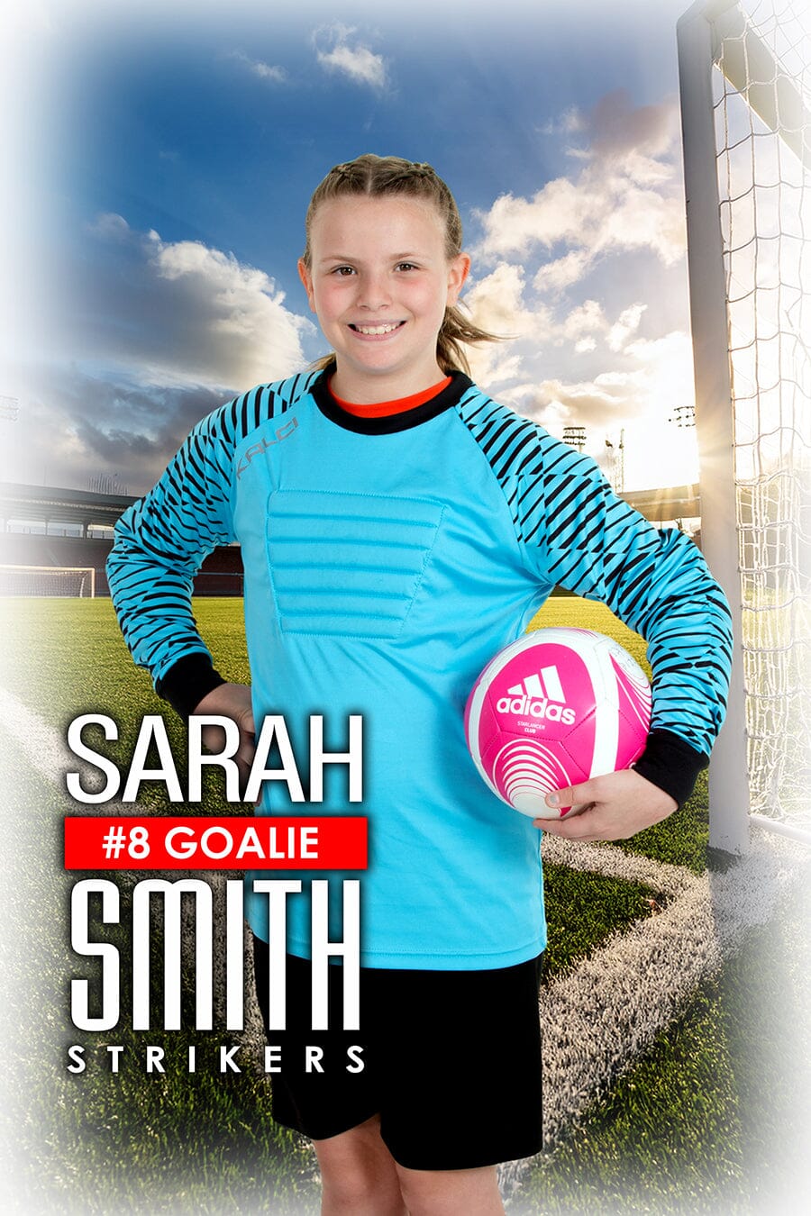 Corner Field Soccer - 2:3 Ratio Player Poster/Banner