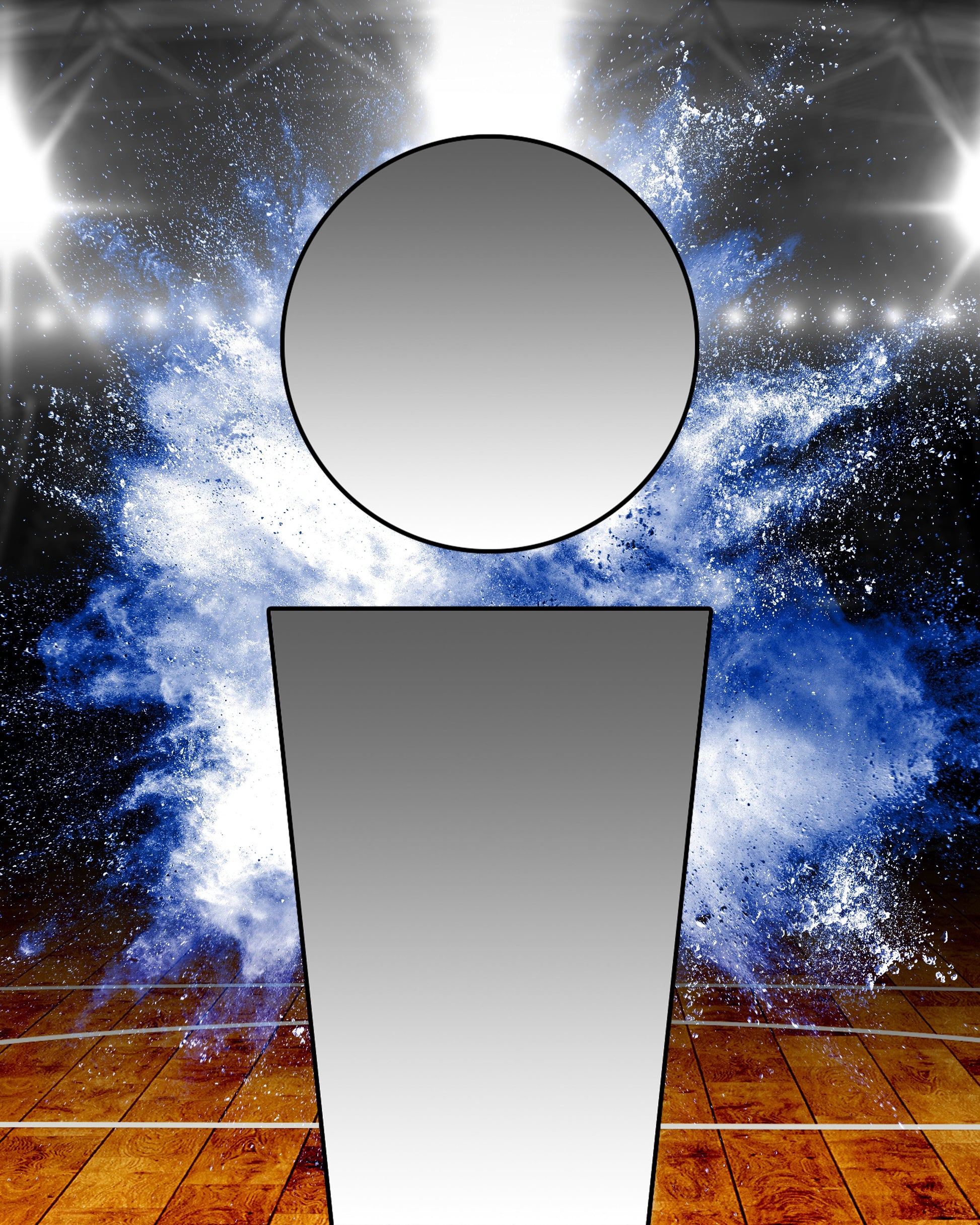 Illumination Basketball GreenScreen Team & Individual Graphics-Photoshop Template - PSMGraphix