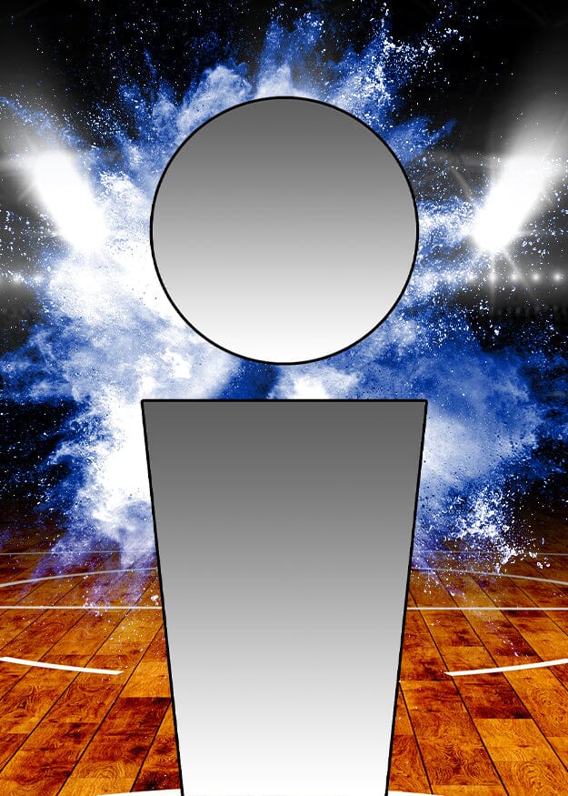 Illumination Basketball GreenScreen Team & Individual Graphics-Photoshop Template - PSMGraphix