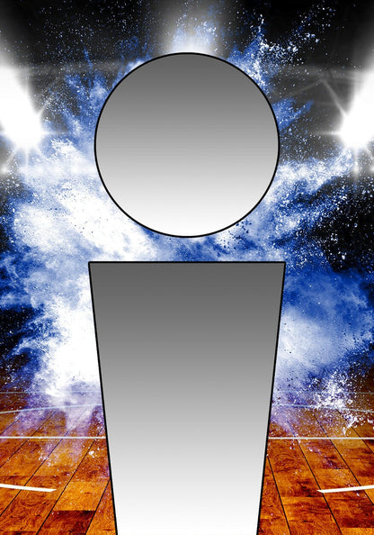 Illumination Basketball GreenScreen Team & Individual Graphics-Photoshop Template - PSMGraphix