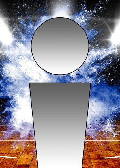 Illumination Basketball GreenScreen Team & Individual Graphics-Photoshop Template - PSMGraphix