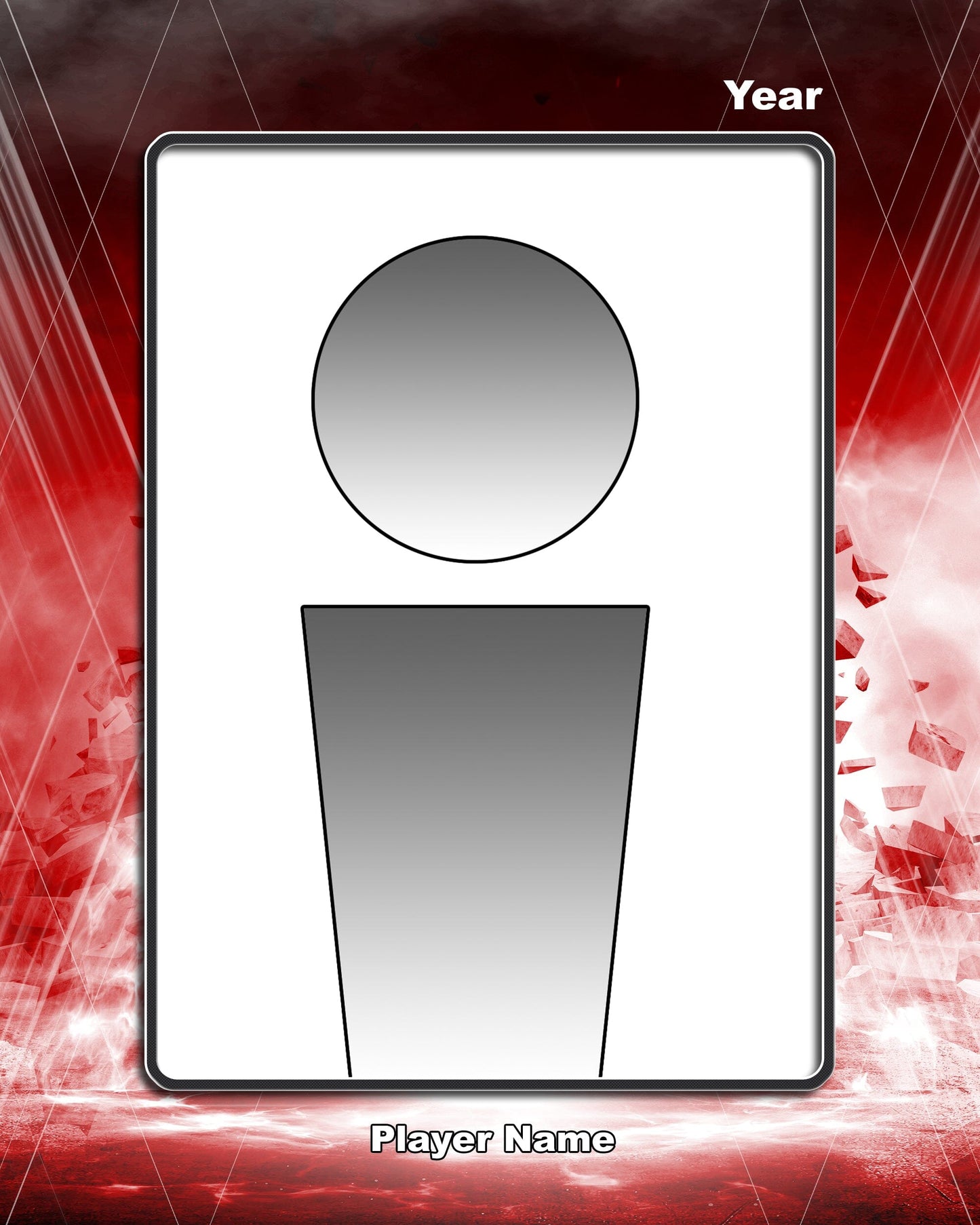 Punisher in Color Traditional Team & Individual Template Package-Photoshop Template - PSMGraphix